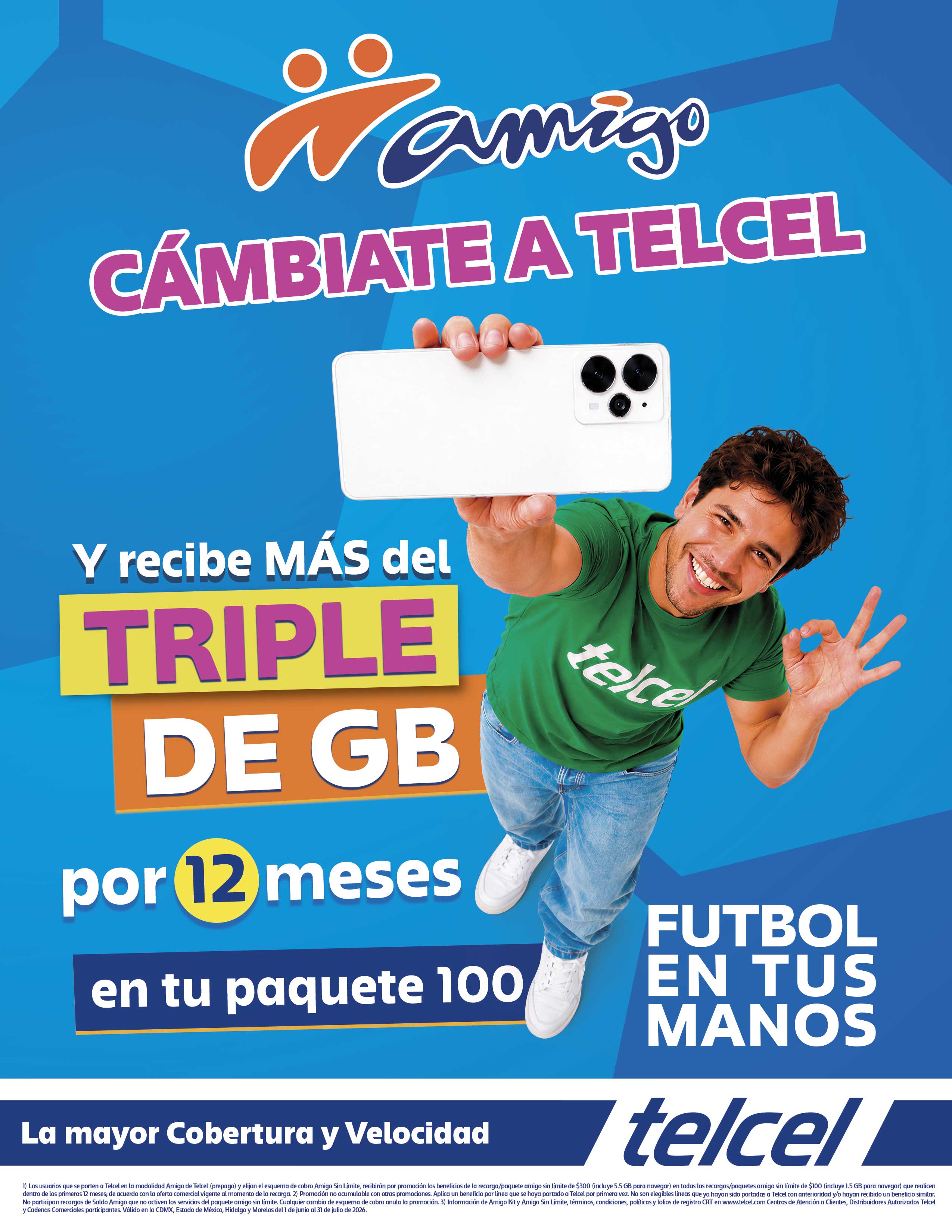 Amigo Triple de GB junio 2026 - Recall (móvil)